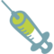 Syringe emoji on Google